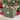 Whitmor 64 Section Christmas Ornament Box with Identification Label, Green with Red Trim