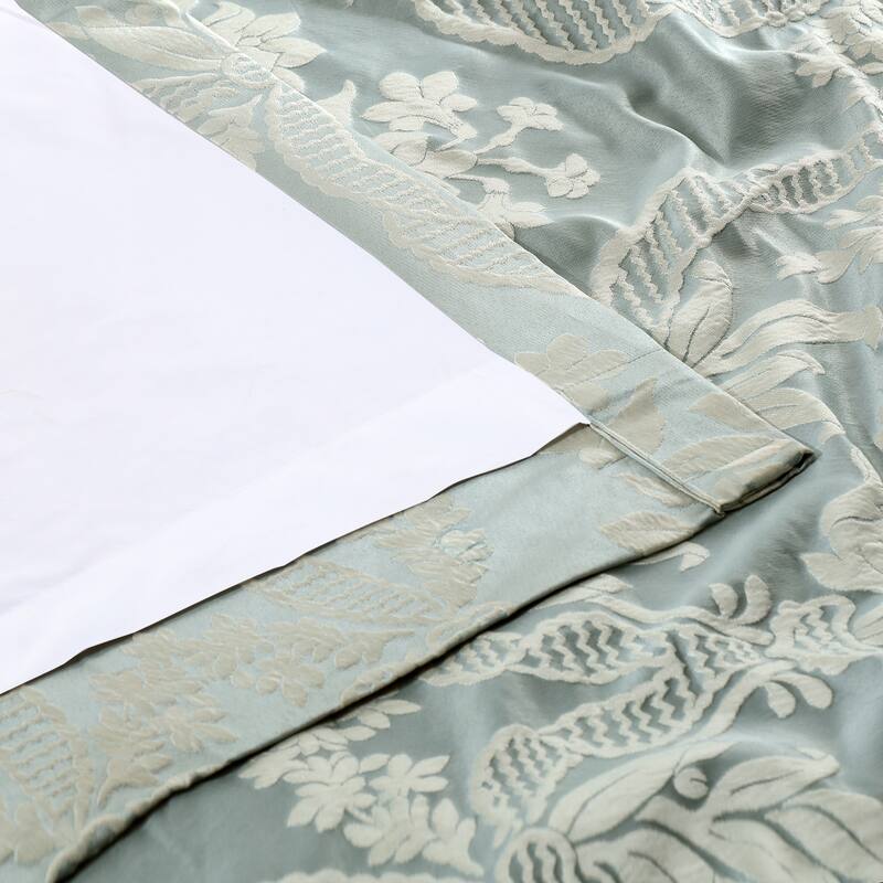 Exclusive Fabrics Magdelena Faux Silk Jacquard Curtain (1 Panel)