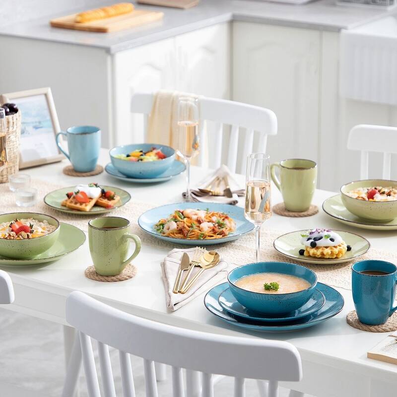 vancasso Navia Multicolored 16 Pieces Dinner set (Service for 4)