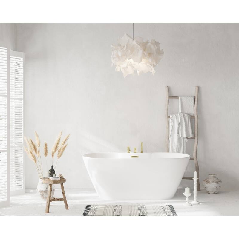 Nicolette Bathtub in Glossy White