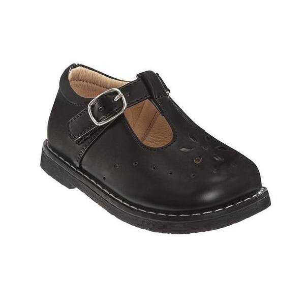 slide 2 of 15, Josmo Unisex Boys Girls' Walking Shoes Hard Sole T-Strap Mary Janes (Infant/Toddler) Black - 3.5