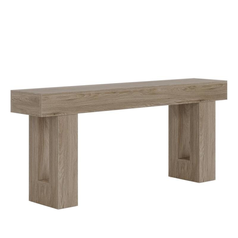 63" Farmhouse Extra Long Narrow Console Table for Hallway and Living Room