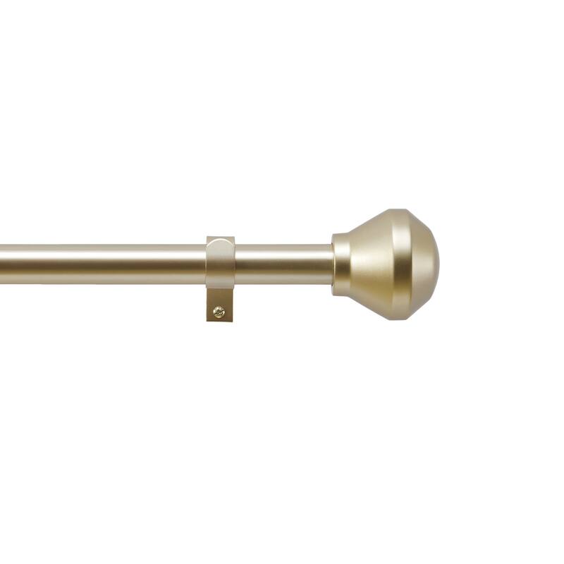 DKNY Conrad Curtain Rod and Finial Set