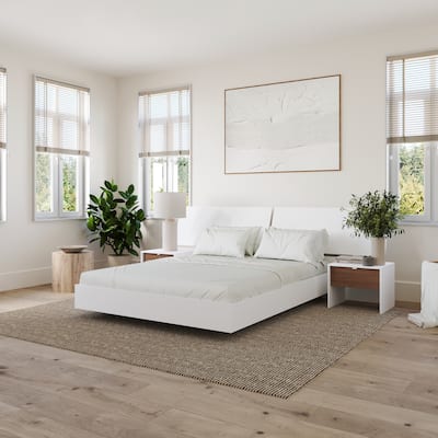 Oslo 4-Piece Floating Platform Bedroom Set