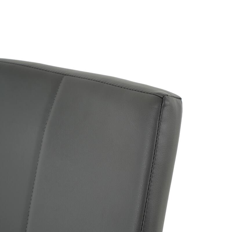 Modern Dining Chair Living Room Chair Upholstered Chair (Set Of 4) - Black Pu