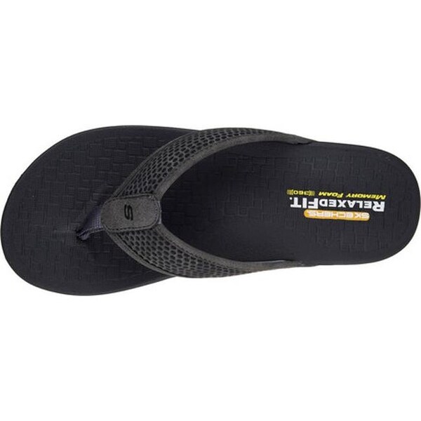 skechers pelem emiro mens flip flops