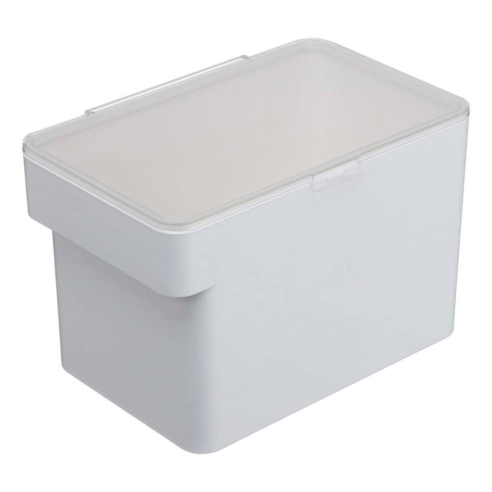 Yamazaki Home Airtight Pet Food Container - Three Sizes, Polypropylene, Medium, 8 lbs., 1.6 gallons, 6 quarts