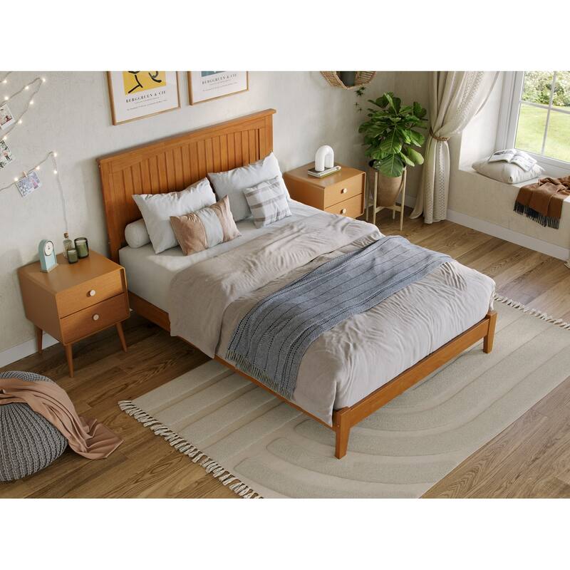 AFI, Nantucket Solid Wood Low Profile Platform Bed