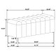 preview thumbnail 17 of 22, Summer Fabric Upholstered Tufted Accent Bench