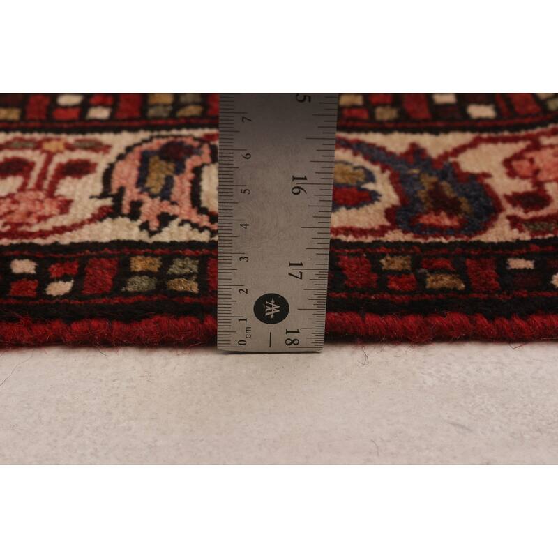 ECARPETGALLERY Hand-knotted Anadol Red Wool Rug - 3'5 x 9'1