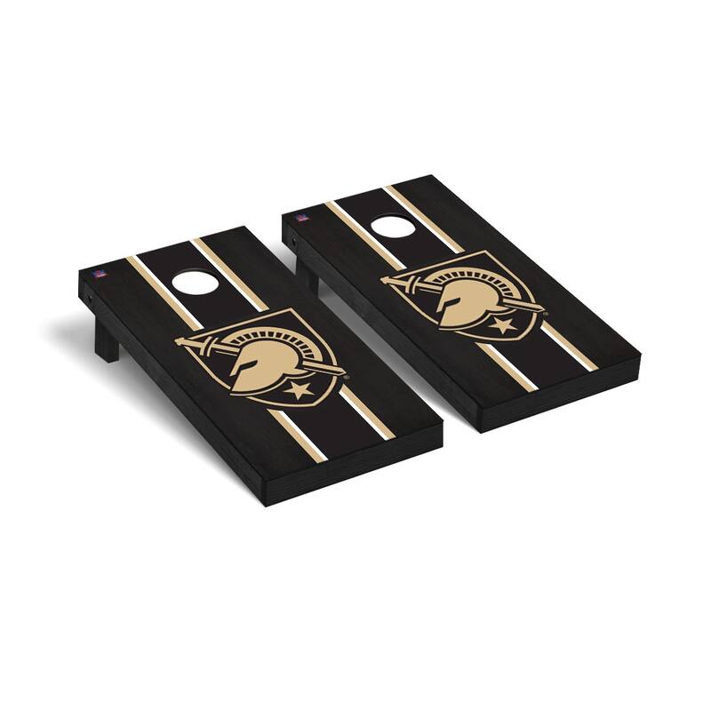 Army Black Knights 2x4 Pro Cornhole Boards - V8 - Include Case & Lights