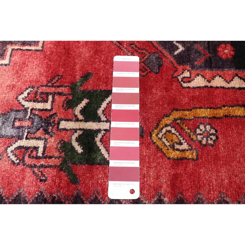 ECARPETGALLERY Hand-knotted Konya Anatolian Red Wool Rug - 3'7 x 11'0