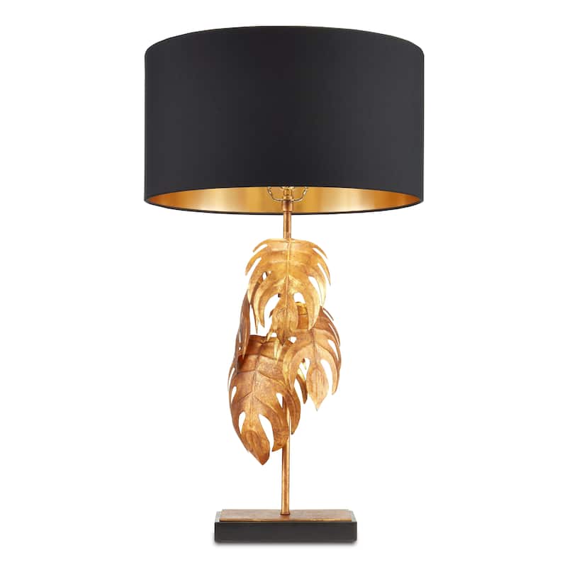 Currey & Company Irving Gold Table Lamp - 30.5"h x 19"dia