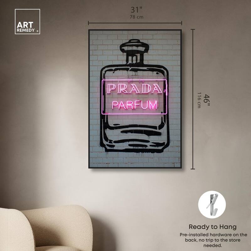 Fragrance Frame Canvas by Art Remedy