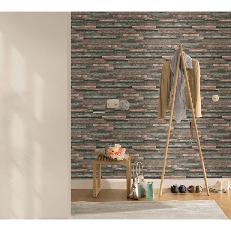 Marburg Federico Red Slate Wallpaper - 20.9 x 396 x 0.025