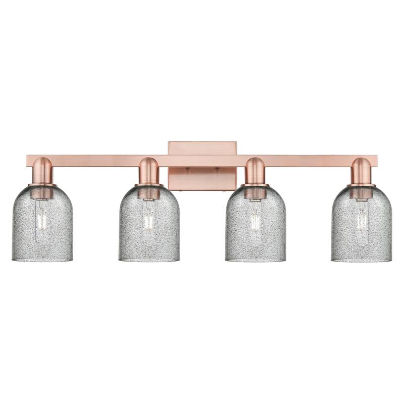 Innovations Lighting Endless Possibilities Arcadia - Caledonia - 4 Light 32" Bath Vanity Light - Charcoal/Antique Copper