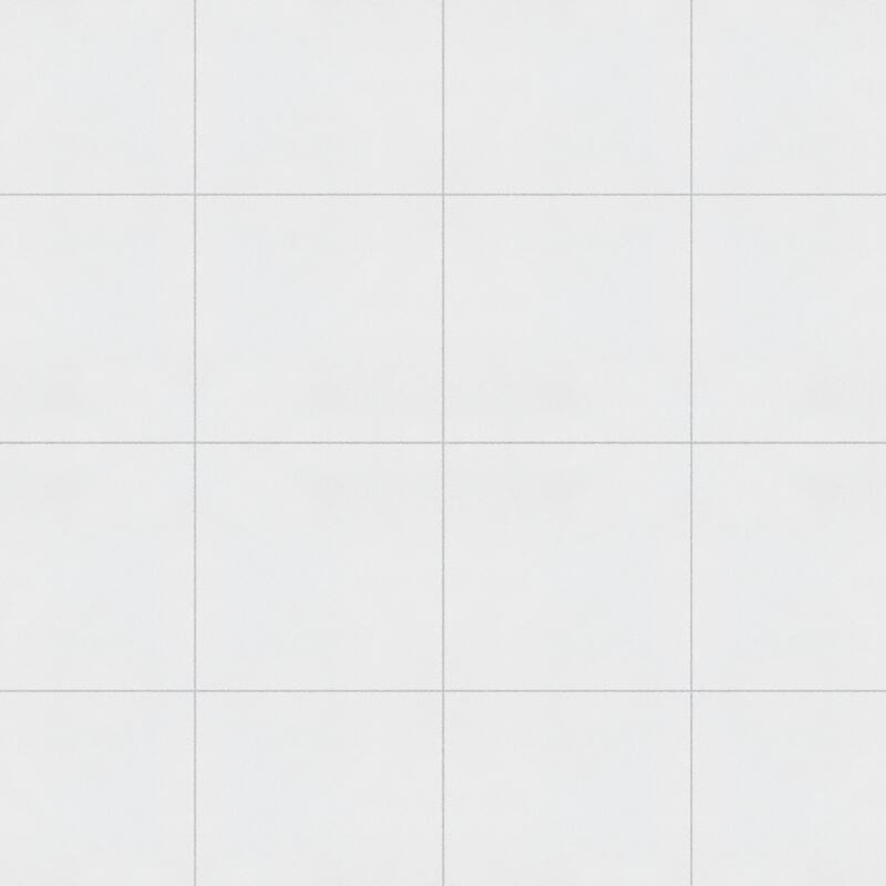 Merola Tile Twenties White 7-3/4" x 7-3/4" Ceramic Floor and Wall Tile