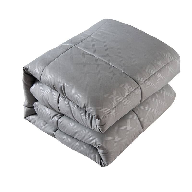 10-piece Solid Color Microfiber Comforter and Sheets Set