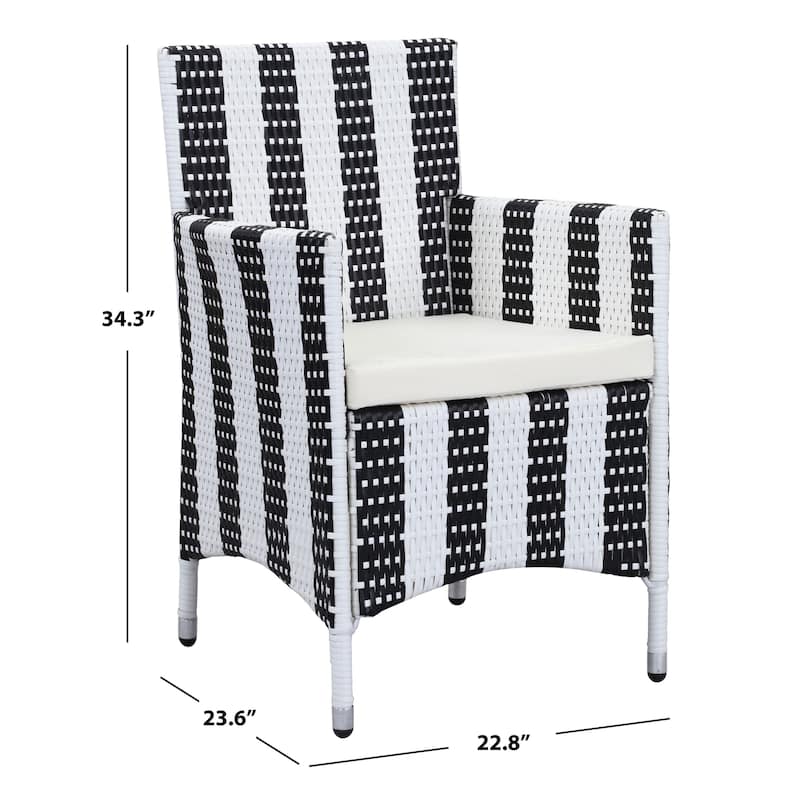 SAFAVIEH Outdoor Sjannie Chair - 23W x 34D x 24H