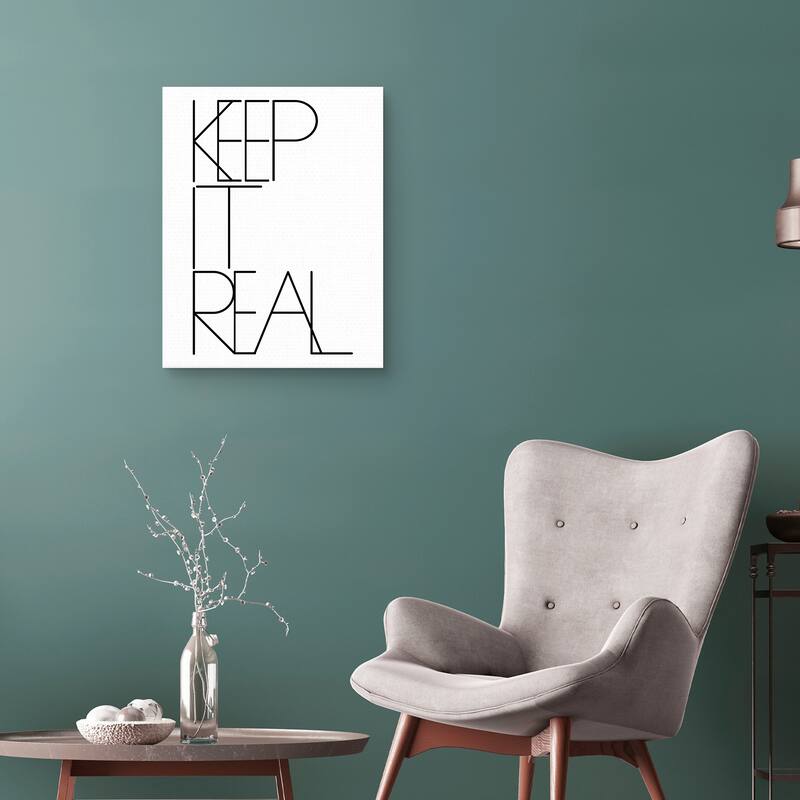 Keep it Real by Nikki Chu Canvas Art Print