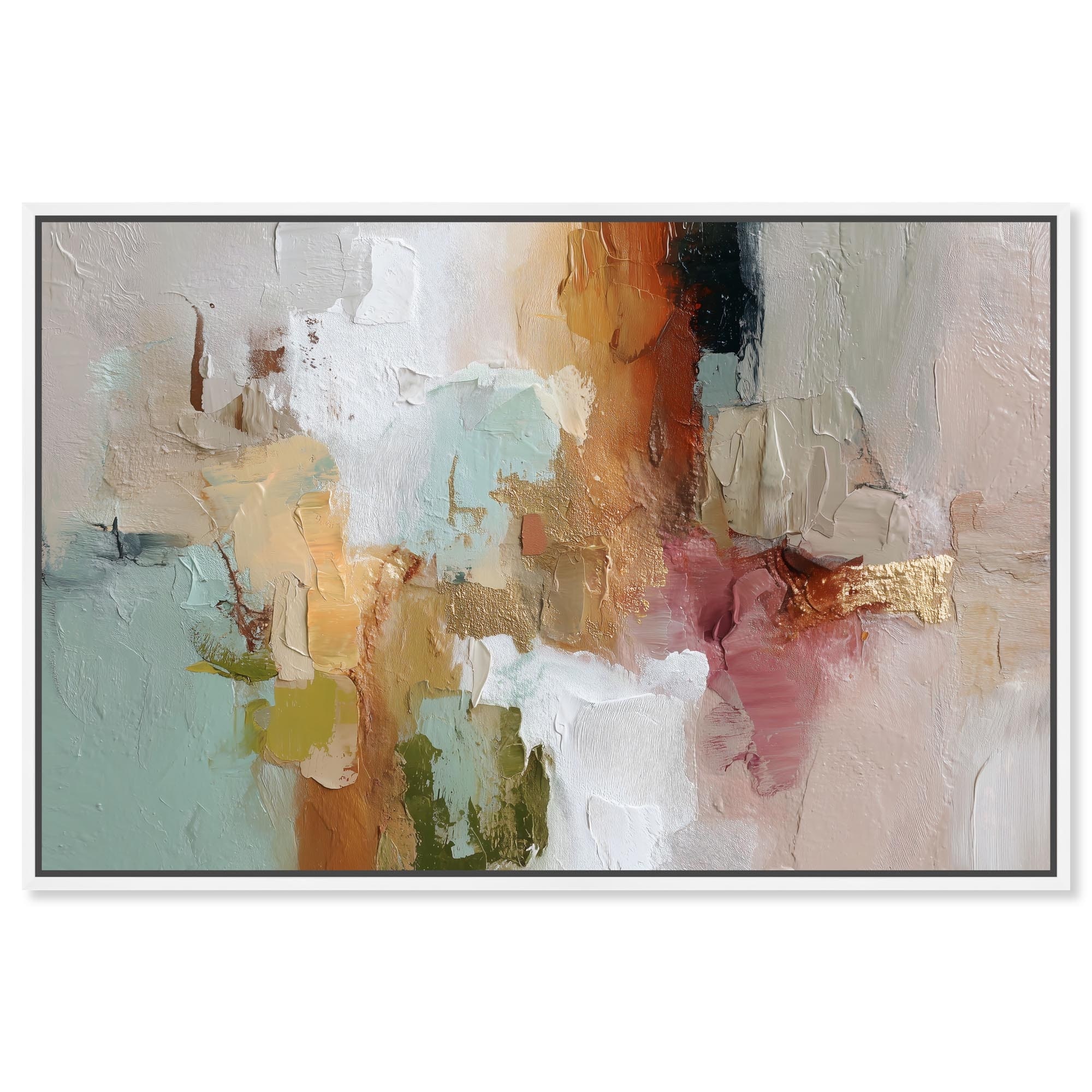 Color of Earth II Abstract Wall Art Canvas Print by Art Remedy