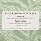 preview thumbnail 157 of 193, Linery & Co. Cotton Diamond Waffle Texture Bath Towels.