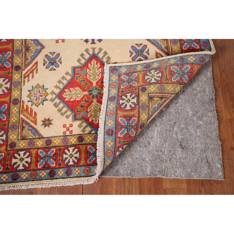Handmade Kazak Oriental Accent Rug Handmade Wool Carpet - 3'2" x 5'1"