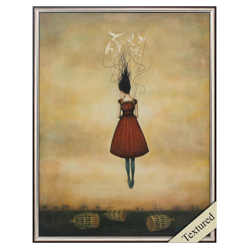 Propac Images Suspension of Disbelief Textured Wall Art - Orange - 33X25X2
