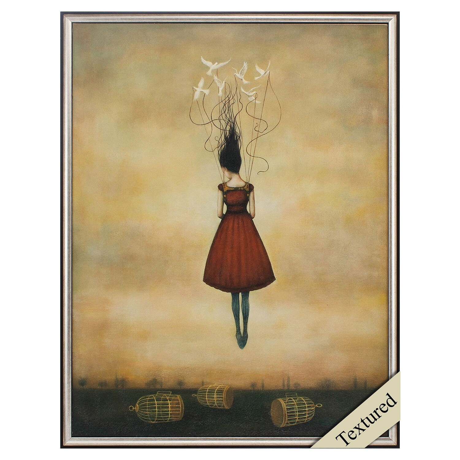 Propac Images Suspension of Disbelief Textured Wall Art - Orange