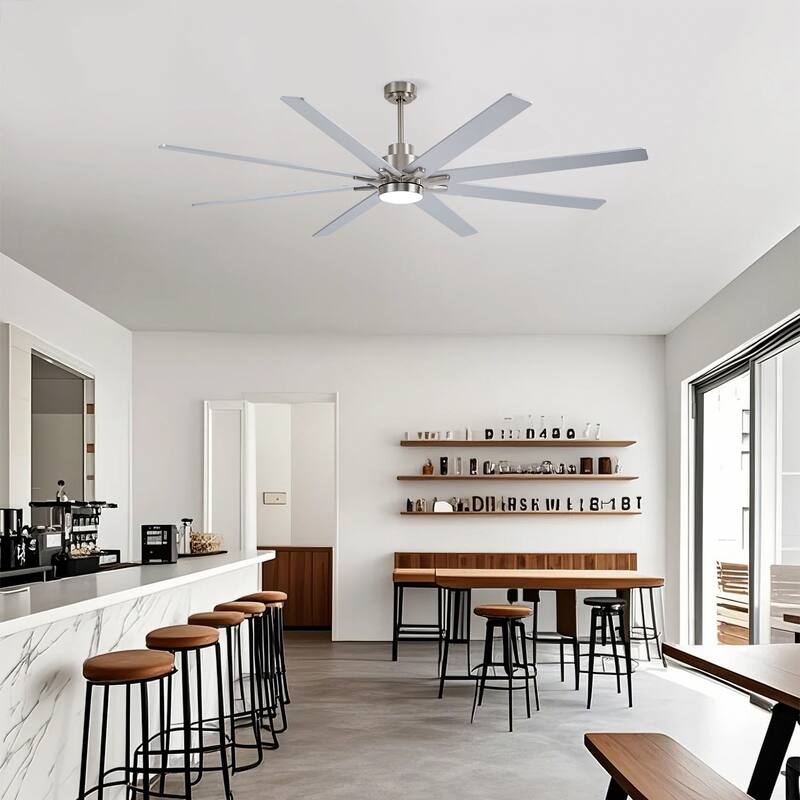 Ceiling Fan with LED Light Remote