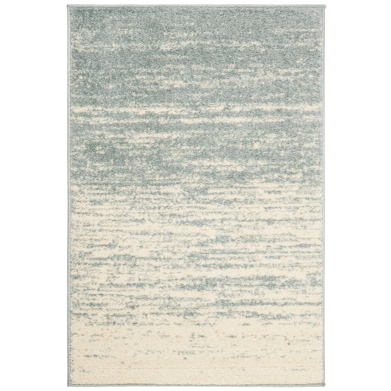SAFAVIEH Adirondack Vera Modern Ombre Distressed Area Rug - 2'6" x 4' - Slate/Cream - Rectangle