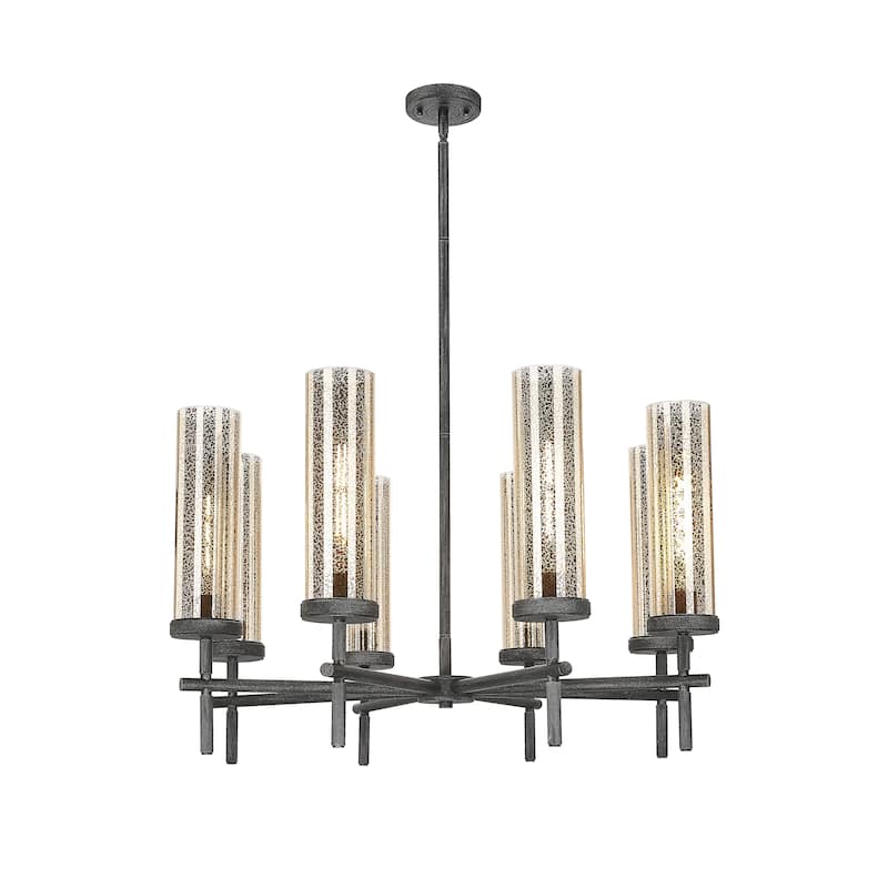 Innovations Lighting Downtown Urban - Lincoln - 8 Light 32" Stem Hung Chandlier