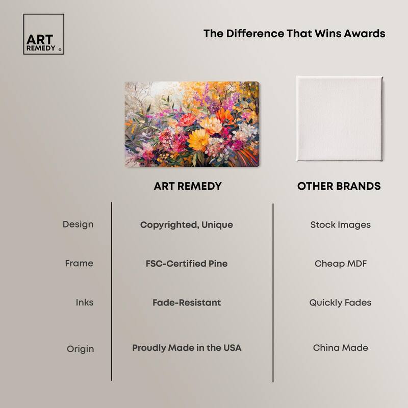 Amber Auras Canvas by Art Remedy, Gallery Wrapped