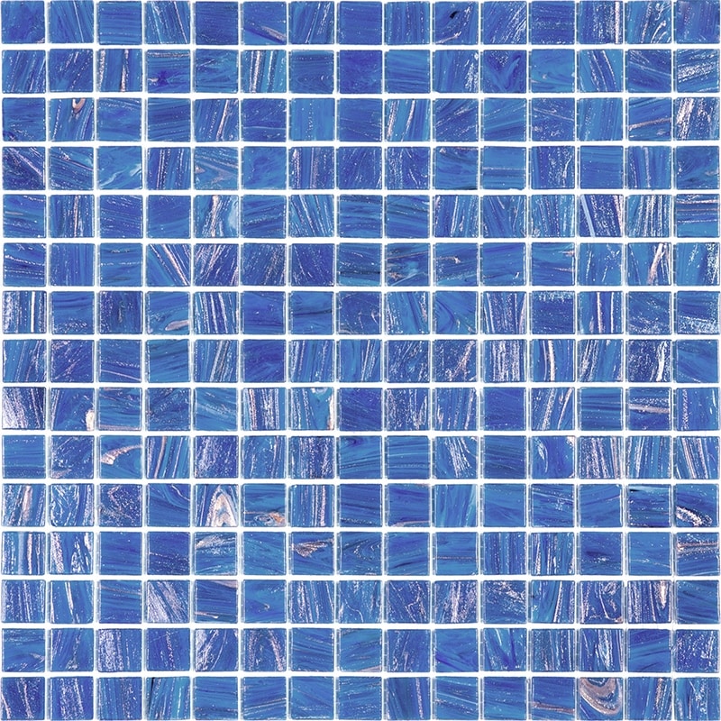 Apollo tile 12" x 12" Celestial Glossy Azure Blue Glass Tile (20 sq ft/case) - 20 Pack