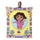 preview thumbnail 7 of 64, Nickelodeon Dora the Explorer Silk Touch Throw Blanket