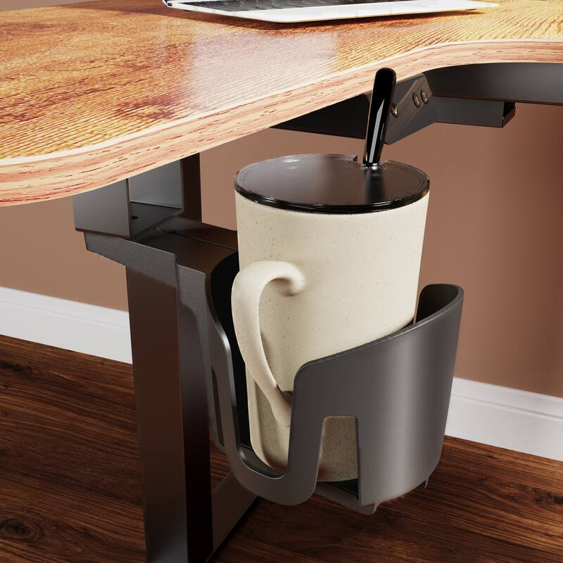 Eureka 61" Modern Home Office L-shaped Desk Electirc Adjustable Standing Corner Desk