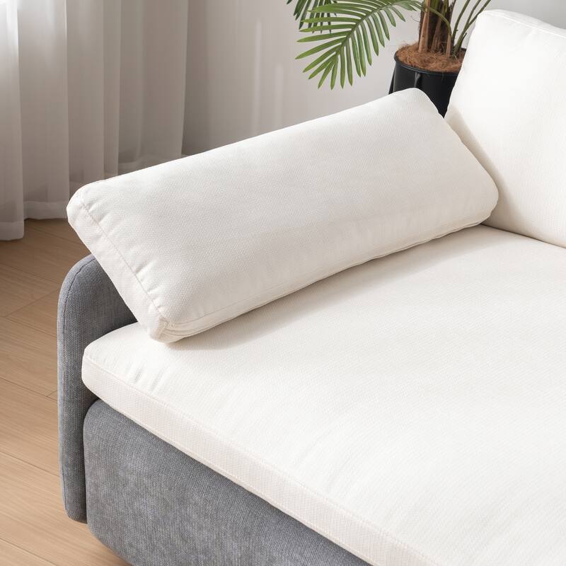 Oversized Chenille Single Sofa Chair