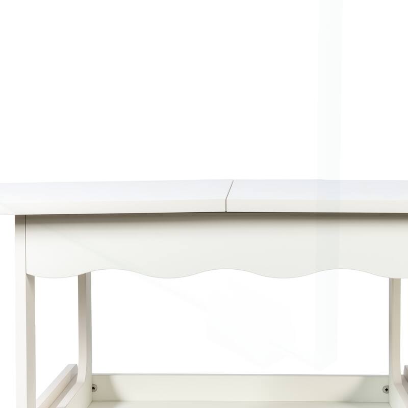 Versatile 3-in-1 Coffee Table with Storage for Living and Dining Rooms
