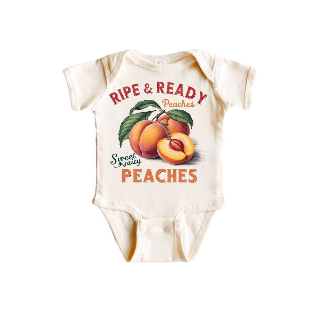 Sweet Peach - Baby Boy Girl Clothes Infant Bodysuit Funny Cute Newborn
