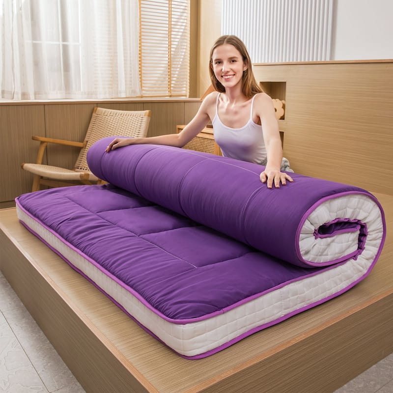 Padded Japanese Roll Up Floor Futon Mattress