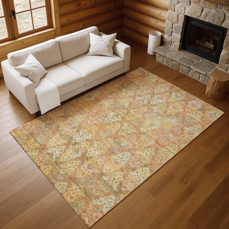 Premium Washable Super Soft Boho Medallions Mayfield Rug