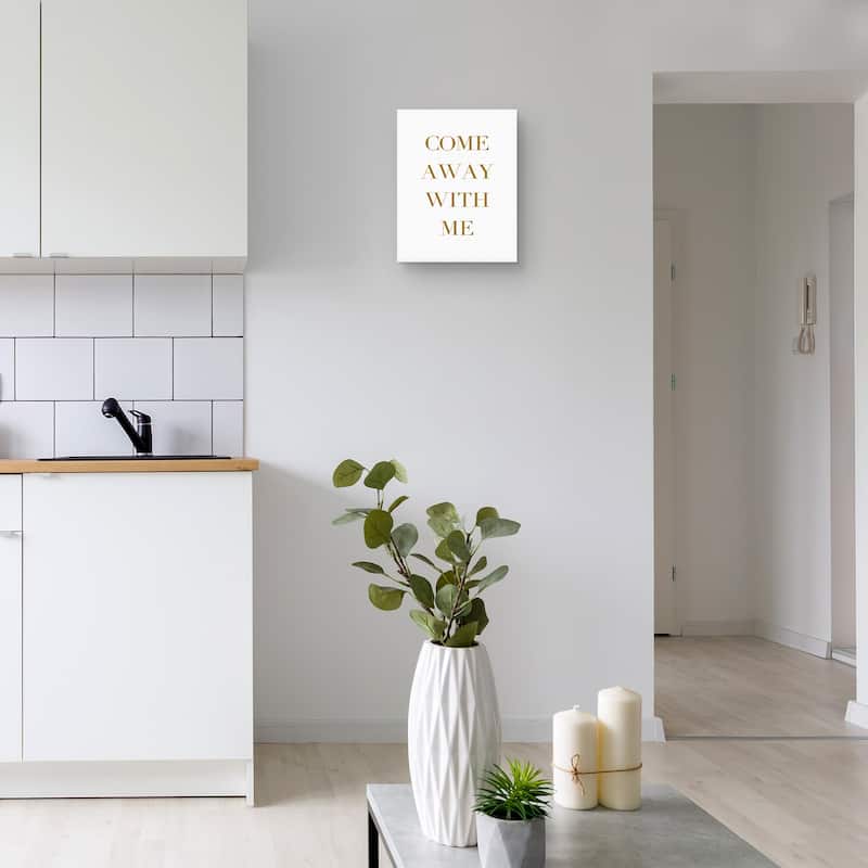 Come Away With Me Canvas Art Print
