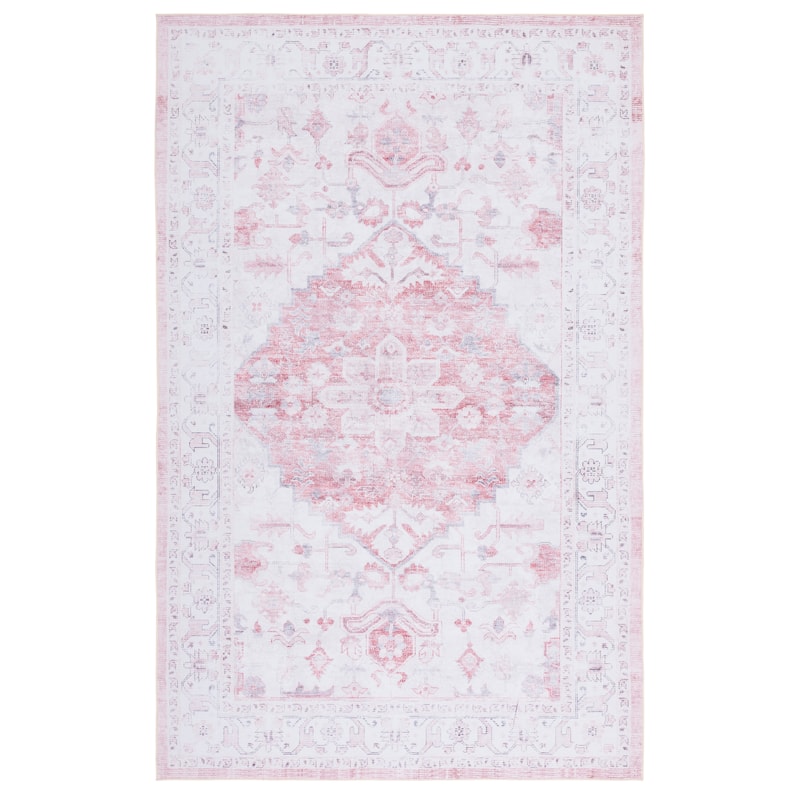 SAFAVIEH Tucson Machine Washable Slip Resistant Eloise Traditional Rug