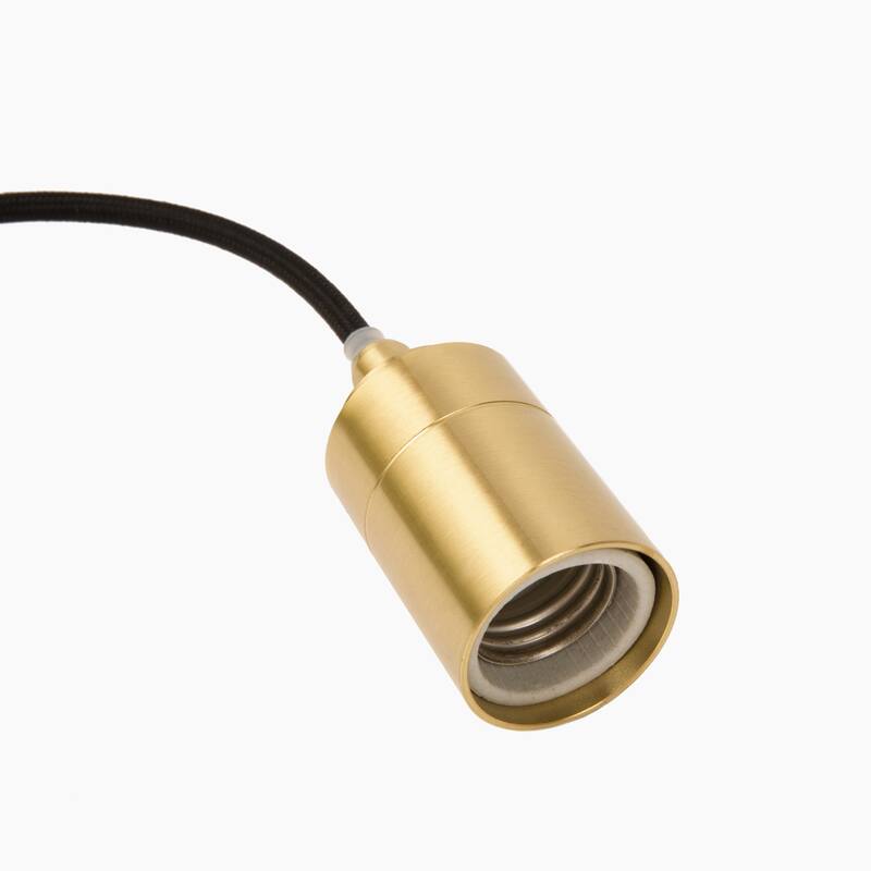 Brightech Scorpio 4-Watt Gradient Dimming Antiqued Brass Modern Industrial LED Pendant Light