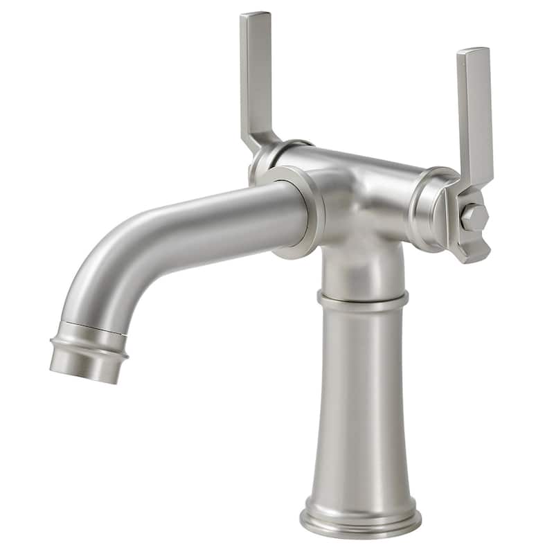 Industrial Style Two Handle Bathroom Faucet