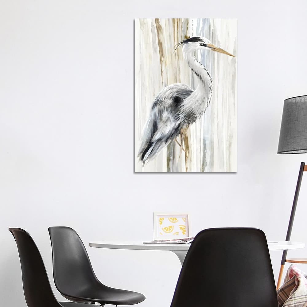 iCanvas "River Heron I" by Eva Watts Canvas Print