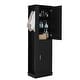 preview thumbnail 19 of 31, Modern Tall Bathroom Cabinet, Freestanding Storage Cabinet with Hooks and Adjustable Shelves, for Bathroom, White