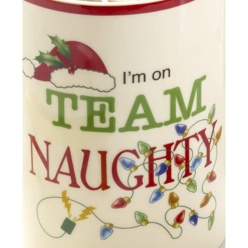 Lenox Naughty & Nice Mugs, Set of 2