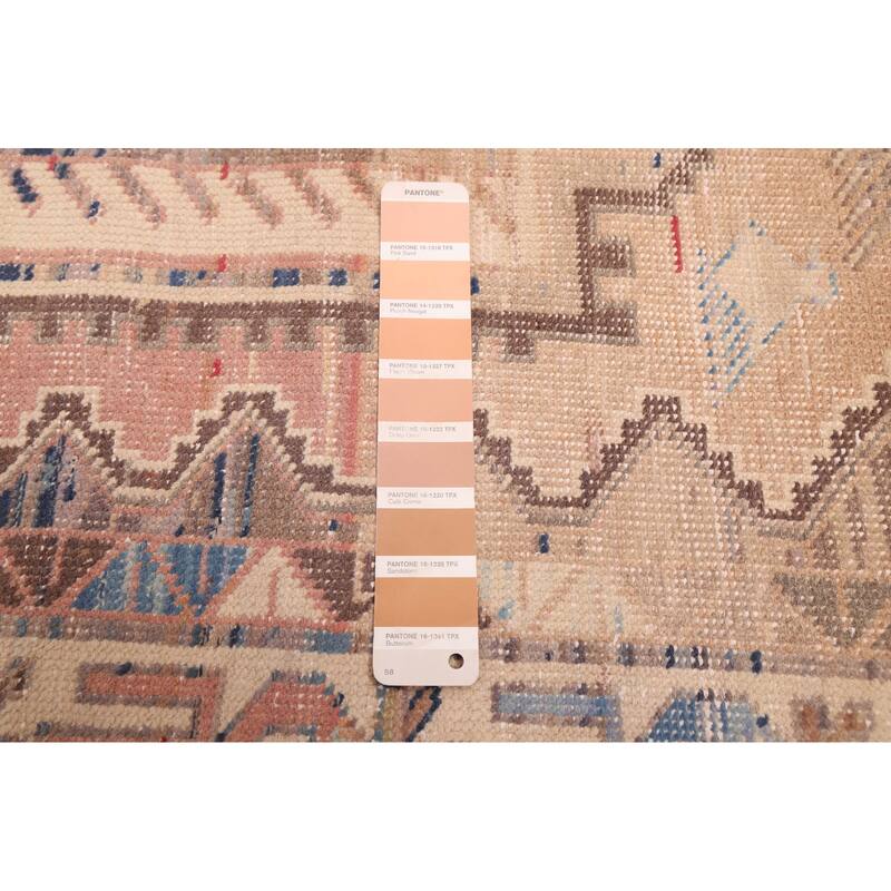 ECARPETGALLERY Hand-knotted Antalya Vintage Copper Wool Rug - 4'8 x 9'4