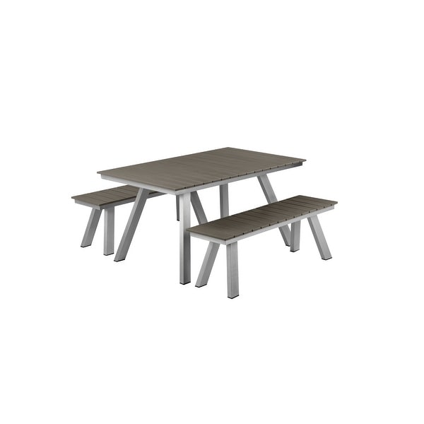 Jack 3 Piece Dining Set, Brush Frame. Opens flyout.